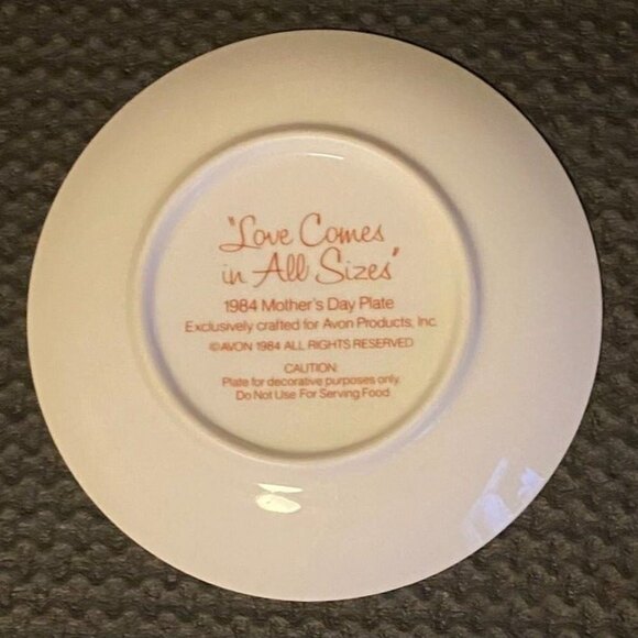 Vintage Avon Mother's Day Collector Plates x3 1982, 1983, 1984 - Picture 8 of 8